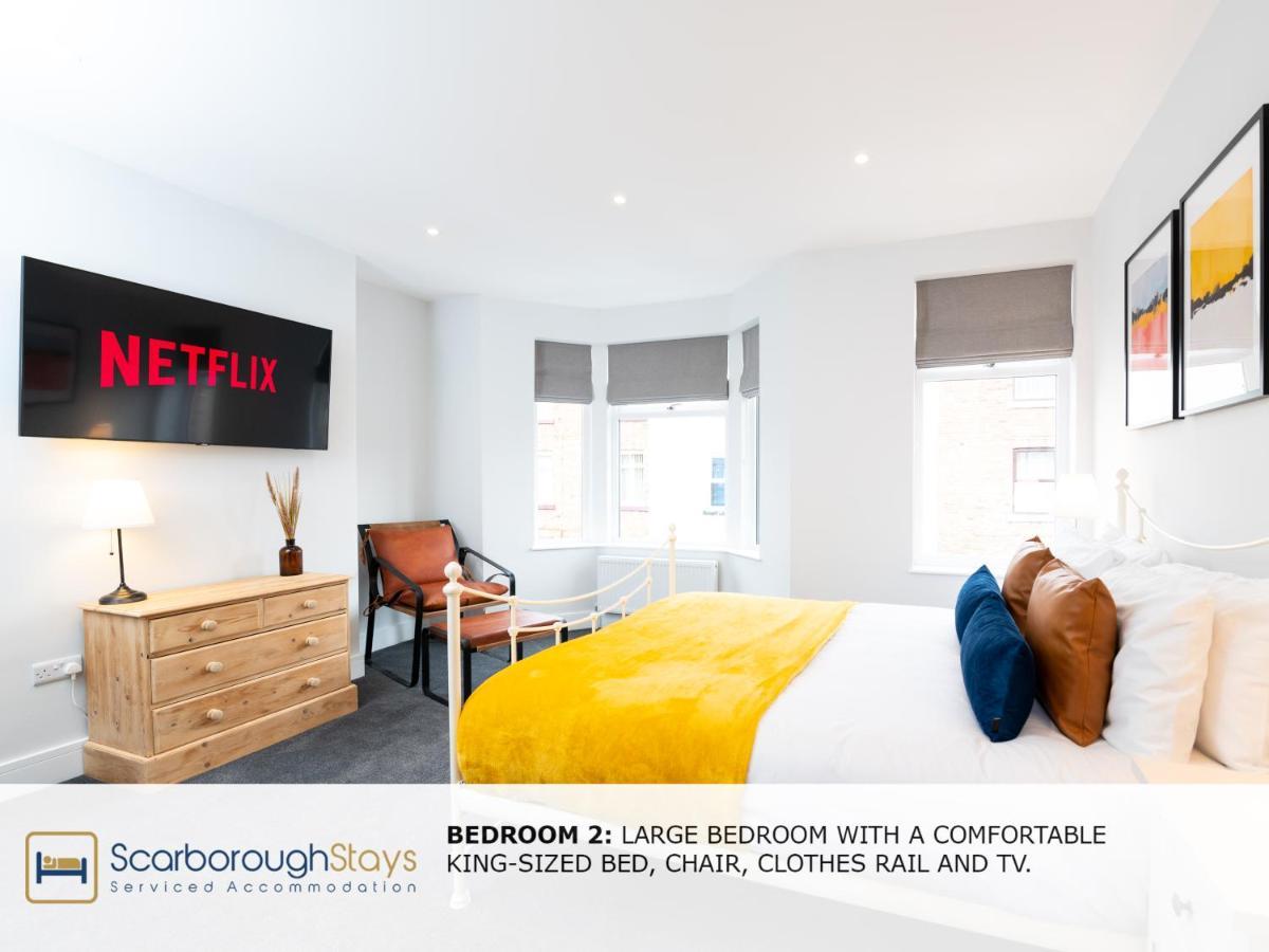 Scarborough Stays - Trafalgar Lodge - 4 Bedroomed House - Free Parking Exteriör bild